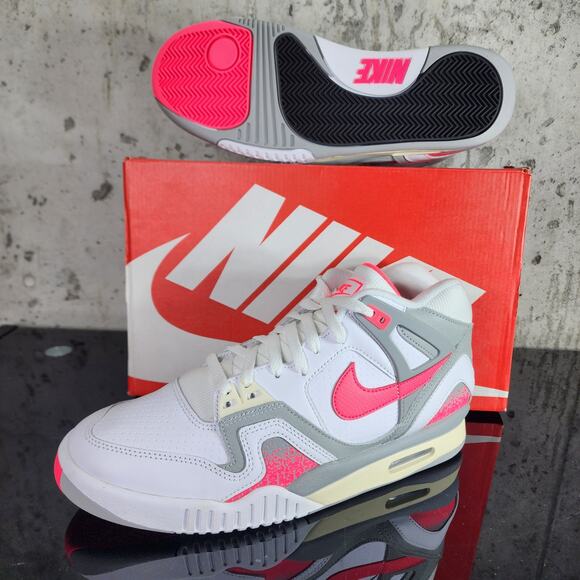 Nike Air Tech Challenge 2 II Agassi Tennis Shoes Men’s 10.5 White Pink main image 6